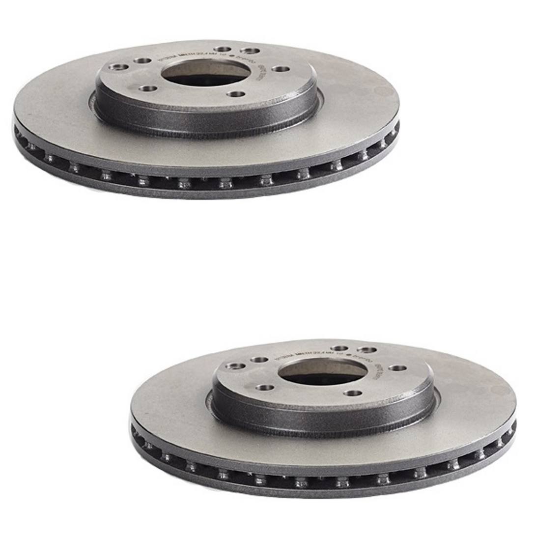 Mercedes Brakes Kit - Pads & Rotors Front and Rear (288mm/278mm) (Ceramic) 006420622041 - Brembo 1636586KIT